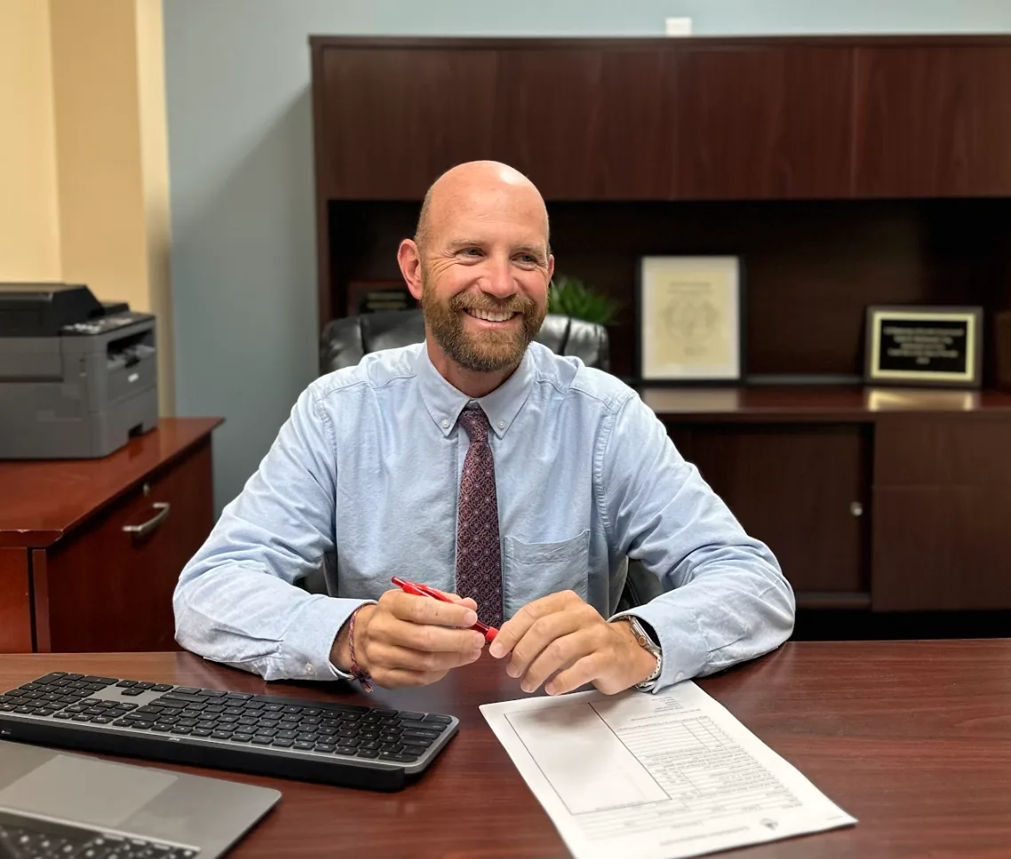 Attorney Seth Ballstaedt in office